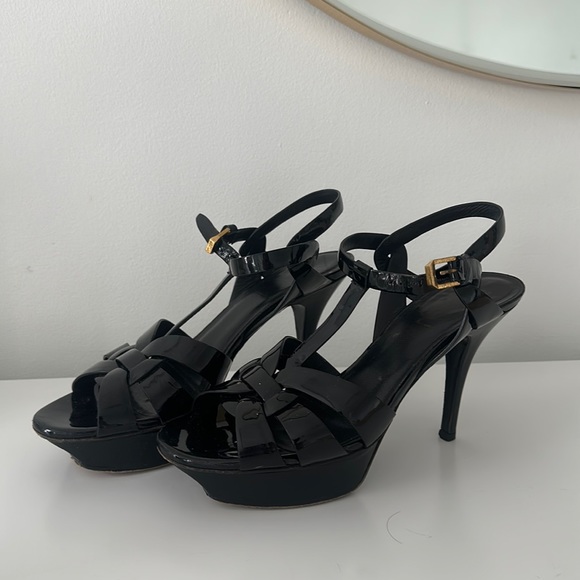 Yves Saint Laurent Shoes - Saint Laurent Tribute Platform heels